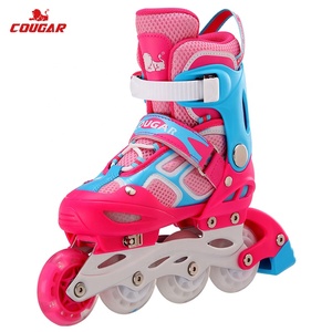 Patins à roulettes en aluminium de haute qualité pour enfants, <span class=keywords><strong>taille</strong></span> réglable, chaussures de patinage à roulettes lumineuses, garçons filles, hiver - Product Image 2