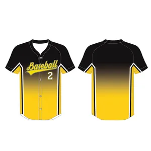 Custom Baseball Jersey Fabrikant Team Wear Ademende Sportkleding Distributeur