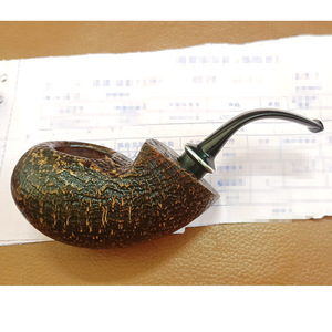 Bent Type Tobacco Pipe With Hollow Chamber Large Air Chamber For Men Dry Smoking Zhejiang Origin - Product Image 1