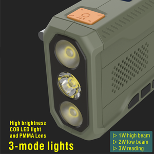 Portable 2000mAh USB alimentation numérique DAB + <span class=keywords><strong>Radio</strong></span> solaire grand LCD AM FM pour Bluetooth d'urgence manivelle lampe de poche <span class=keywords><strong>Radio</strong></span> Internet - Product Image 4