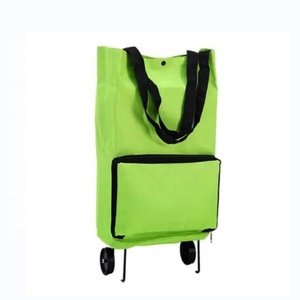 Sac de courses pliable en tissu Oxford 600D en gros, chariot de courses pliable en microfibre, sac de courses pour la maison - Product Image 5