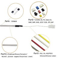 Capteurs de température MAXIM DS18B20U personnalisés, petit boîtier, sonde de 4 mm de diamètre, pour la surveillance de la température des salles de machines