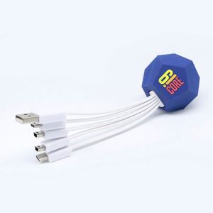 Cable de Carga Múltiple con Diseño de Logotipo Personalizado para Regalo Promocional al por Mayor, Cable de Carga USB 3 en 1 para Teléfono Móvil - Product Image 3