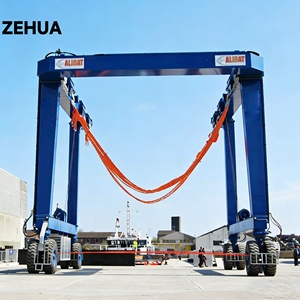 יצרן סיני A6 A7 מזח נמלים 100 טון 150 טון 200 טון עגורן הרמה הידראולי לסירות עם בקרת תא נהג - Product Image 6