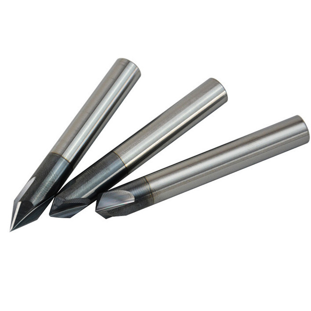 Chamfer Carbide Tool Milling Cutter 60 Degree  Cnc Chamfering Engraving Tools