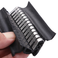 Protector Universal para Bordes de Puertas de Automóviles, Burlete de Goma con Clips Metálicos, Tamaño Personalizado, Apto para Automóviles y Embarcaciones