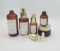 15ml 30ml Ambre Bouteille En Gros Cosmétique Clair Haut De Gamme Fond Épais Avec Sérum Pulvérisation Compte-gouttes Et Tête En Caoutchouc 30% 50% 100% PCR