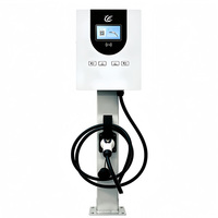 Chargeur mural pour véhicule électrique 30kW 40kW DC /CCS1/CCS2/CHAdeMO/GB avec contrôle intelligent par application WiFi, entrée AC100V-380V, station de charge