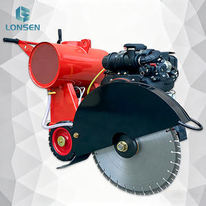 Coupe-route en béton à poussée manuelle LONSEN Q400S, lame de 350-400 mm, profondeur de coupe de 14 cm - Product Image 1