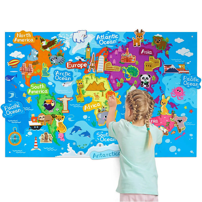 Storyboard de la carte du monde