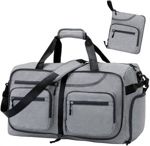 Free Sample Duffle Bag with Shoes Compartment and Adjustable Strap Foldable Travel Duffel Bags Waterproof Duffel Bags - Product Image 4