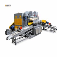 Usine de recyclage de câbles en cuivre industriels avec support d'installation, broyeur-granulateur de fils robuste 600-800 kg/h