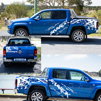 Autocollants de voiture YCSUNZ pour Hilux Navara D-max Amarok 2015-2020, autocollants graphiques en vinyle pour le côté du véhicule, accessoires personnalisés
