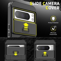 Funda de teléfono para Google Pixel 10 9 Pro XL 8pro 9A 8A 7 360 grados anillo Kickstand protección de cámara deslizante a prueba de golpes