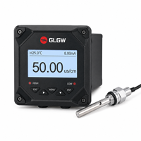 Transmetteur de conductivité d'eau pure haute température TDS210B avec sonde en acier inoxydable, moniteur EC pour le refroidissement des centres de données CDU