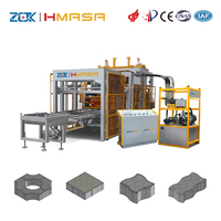 Machine de moulage de blocs de béton hydraulique intelligente QTY12-15, grande capacité de production pour la fabrication de briques creuses et de pavés