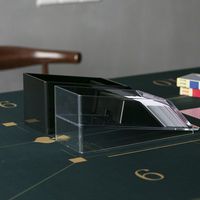 Distributeur de cartes Depu, fournitures spécialisées pour le Texas Hold'em, peut contenir 4 à 6 paquets de cartes, vente en gros