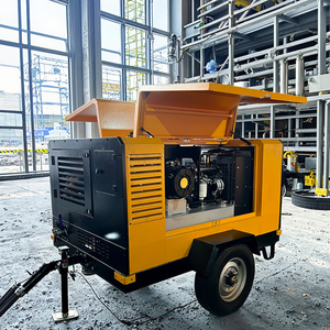 China Suppliers Industrial Mining <b>Towable</b> 10m3/min 8 Bar 74 Kw Portable Screw Direct Screw Industrial Air Compres - Product Image 1