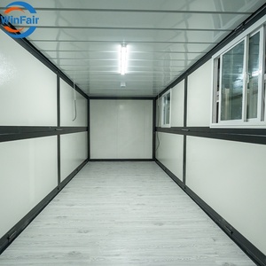 WinFair Georgia Casa Contenedor Portátil de 20 Pies, la Más Económica, Prefabricada, Modular, con Pared de Cristal, Plegable, Casa Móvil - Product Image 4