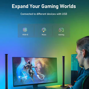 Escritorio Inteligente para Juegos con Lámpara LED RGB, Control por Voz con Alexa/Google, Sincronización de Música WIFI IR, Barra de Luz LED RGB, Luz Ambiental para TV - Product Image 3