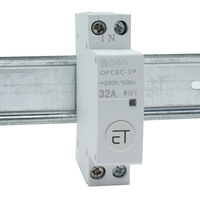Disjoncteur intelligent WiFi 1P 32A 18mm sur rail DIN, type relais, commande à distance par application EWeLink