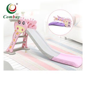 Glissade d'intérieur en plastique pour enfants Deer <span class=keywords><strong>COMBUY</strong></span> 183CM, mini-glissade de dessin animé pour les enfants de 2 à 9 ans, certifiée EN71 - Product Image 1