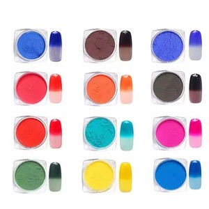 18 22 28 31 40 Toplu Renkli - Renksiz Kozmetik Termal Pigment Sıcaklık Değiştiren Termokromik Pigment Tozu Tırnak Sanatı Bardakları için - Product Image 3