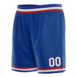 Short de basket-ball de sport en polyester à maille respirante de haute qualité Logo personnalisé numéro impression numérique grande taille hommes jeunes - Product Image 2