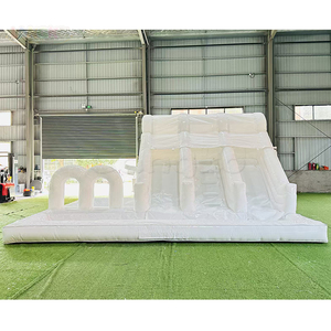 Castillo Inflable <span class=keywords><strong>de</strong></span> PVC, Color Blanco, <span class=keywords><strong>Precio</strong></span> Económico, Ampliamente Utilizado para Fiestas, Brincolines - Product Image 2