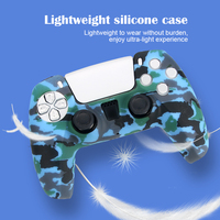 DATA FROG pour manette PS5, coque en silicone antidérapante, protection de la poignée, housse anti-poussière pour Playstation 5