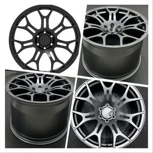 High Performance 20 Inch Forged Wheels Polished Braid Rims For Passenger Racing Cars Landcruiser-New Condition