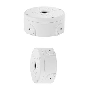 صندوق توصيل كاميرا مراقبة دائري بلاستيكي 12 سم للتركيب في السقف، صندوق إخفاء الأسلاك ومصدر الطاقة، حامل لكاميرا المراقبة - Product Image 5