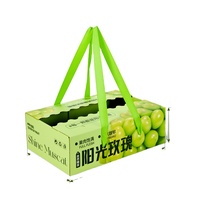 En gros Sunburst Rose Pomme Orange Raisins Cadeau Papier Boîte Pack Cerise Litchi Shanju Fruits Eau Minérale Carton Boîte
