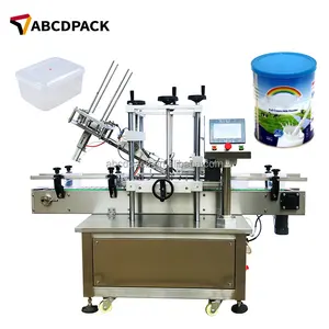 Hot Sale Automatic Storage Container Lid Cap Press Machine Can Jar Lid Capper Bottle Capping Machine