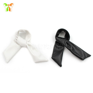 Élastique à cheveux élégant en cuir, chouchou, élastique à cheveux simple avec nœud, accessoire facile à utiliser pour faire un chignon - Product Image 5
