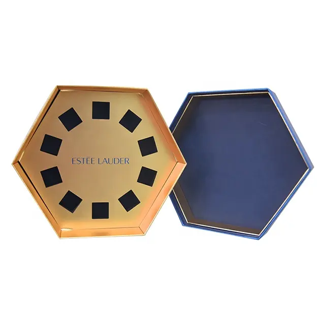 Пользовательские шестиугольник подарочная упаковка для печенья коробка сувенир Подарочная коробка Упаковка