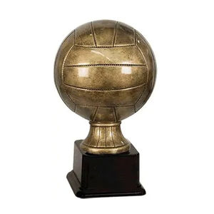 جائزة كرة الطائرة من الراتنج من ويڤيستا مع خدمة النقش بالليزر المخصصة عبر الإنترنت من الشركة المصنعة - Product Image 3