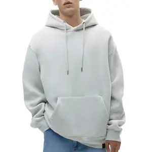 Tùy Chỉnh Nặng Trọng Lượng Cộng Với Kích Thước Giản Dị Vải Cotton Hoodies Người Đàn Ông Dày Thời Trang Phố Lông Cừu Áo Thun Hoodies & Áo