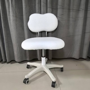 <span class=keywords><strong>Silla</strong></span> moderna de <span class=keywords><strong>tocador</strong></span> <span class=keywords><strong>para</strong></span> el hogar, taburete de maquillaje de madera maciza <span class=keywords><strong>con</strong></span> estilo crema, <span class=keywords><strong>silla</strong></span> de comedor giratoria <span class=keywords><strong>para</strong></span> ordenador - Product Image 2