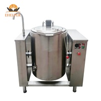 Chaudière à vapeur à double enveloppe inclinable de 100 L (Marmita De 100 Litros) - Marmite de cuisson industrielle, enveloppe chauffante