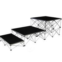 ACS tragbare 4 x4ft Aluminium Stage Riser Square DJ Stand Tisch Hochzeits veranstaltungen Outdoor Musik Band Drum Riser dekorative Verkauf