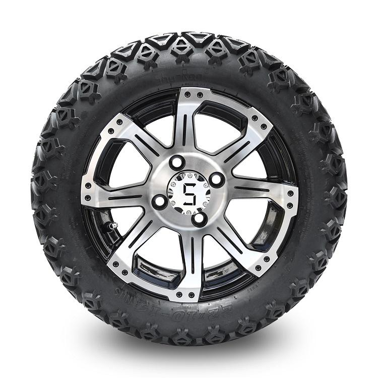 22*10-14 Machined/Gloss Black