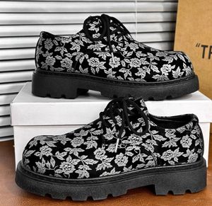 Мужские повседневные кожаные туфли на плоской подошве - Product Image 4