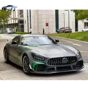 Kit Carrozzeria in Fibra di Carbonio Stile <span class=keywords><strong>GTR</strong></span> Pro per <span class=keywords><strong>Mercedes</strong></span> AMG GT GTS <span class=keywords><strong>GTR</strong></span>: Nuovo Paraurti Anteriore e Posteriore, Minigonne Laterali, Copertura Specchietti, Griglia - Product Image 3