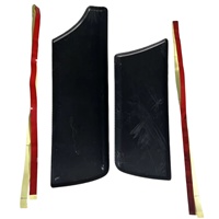 Couvre-accoudoir de console centrale aspect fibre de carbone pour BMW Série 5 F10 F11 F18 2011-2017, pièces à coller