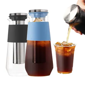Portable Iced Glass Coffee Tea Sets Cold Brew Coffee Maker