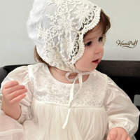 Ensemble 2 pièces élégant en tissu mélange de Lyocell pour bébés filles, tenue formelle d'été avec bretelles spaghetti et dentelle, idéal pour baptême et mariage