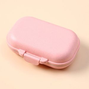 Organisateur portable à 7 compartiments - Boîte à médicaments miniature à double fermeture pour pilules/vitamines, étui à pilules de voyage (multicolore) - Product Image 6