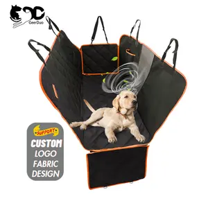 GeerDuo Custom maglia impermeabile finestra Pet Dog viaggio sedile posteriore auto coprisedile amaca protettore per auto bagagliaio e suv