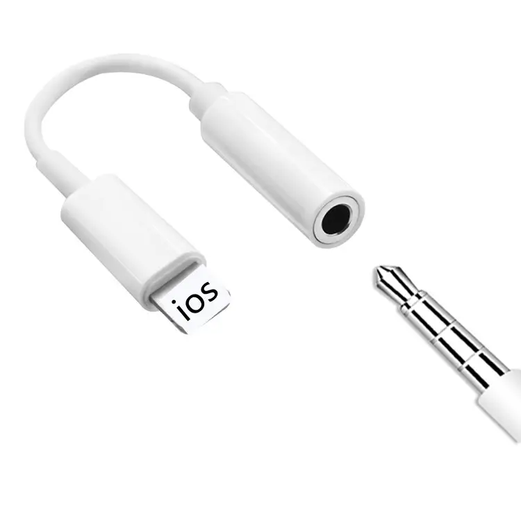 Best Price Headphone Adapter Audio Otg Splitter For Apple Lighting To 3.5mm Earphone Jack Aux Adapter Cable For Iphone